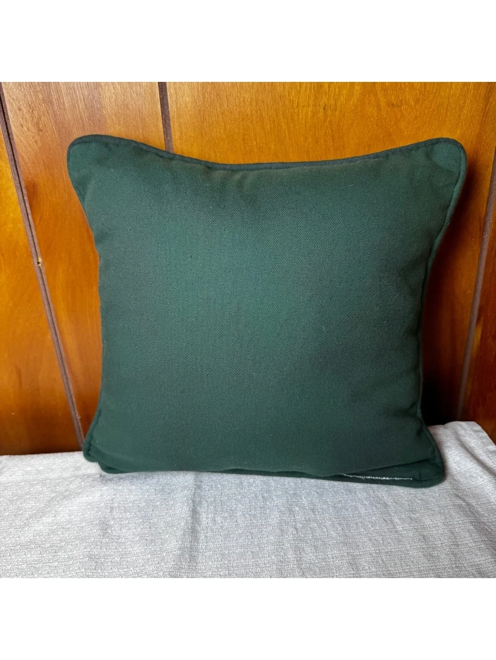 Vintage Adirondack Tree Tapestry Pillow 10x10 Decorative Cabin Accent Pillow